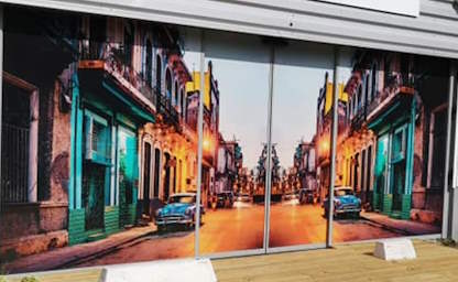 Films pou vitres micro perfurés Vitrophanie, dépoli, films solaires - Ile de France